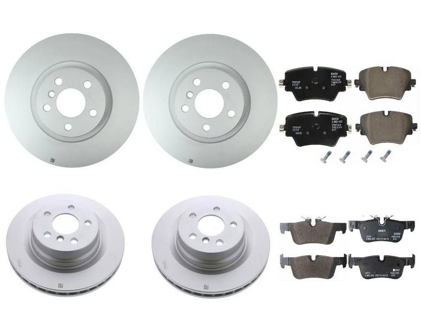 BMW Brake Kit - Pads and Rotors Front &  Rear (330mm/300mm)